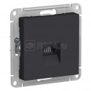 Механизм розетки комп. RJ45 AtlasDesign карбон