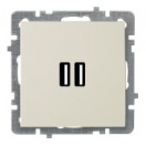 Механизм розетки USB 2СП крем Touran naturel