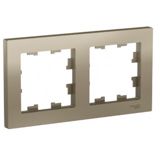 Рамка 2-пост AtlasDesign шампань