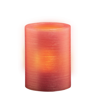 Свеча декоративная CL1-E34Rs розовая