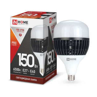 Лампа светодиодная Led-HP-PRO 150Вт Е27-Е40 6500К 14250Лм InHome