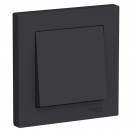 Переключатель 1-кл СП 10А AtlasDesign карбон