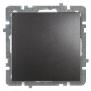 Механизм выключателя 1СП антрацит Touran metallic