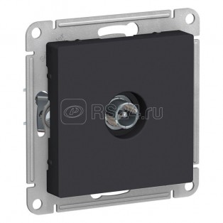 Механизм розетки TV оконечн. 1DB AtlasDesign карбон