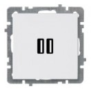 Механизм розетки USB 2СП белый Touran naturel