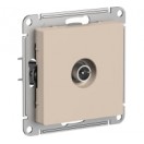 Механизм розетки TV оконечн. 1DB AtlasDesign песочный