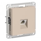 Механизм розетки комп. RJ45 AtlasDesign песочный