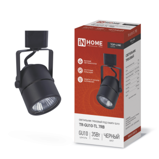 Светильник под лампу TR-GU10-TL 7RB черный InHome
