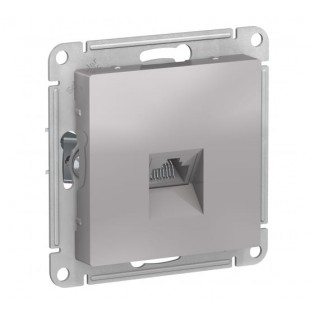 Механизм розетки комп. RJ45 AtlasDesign алюминий