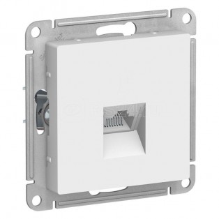 Механизм розетки комп. RJ45 AtlasDesign белый