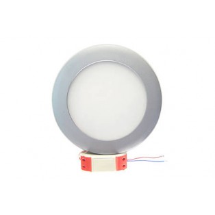 Светильник LED серый круглый 180*180*13 10Вт ТБ